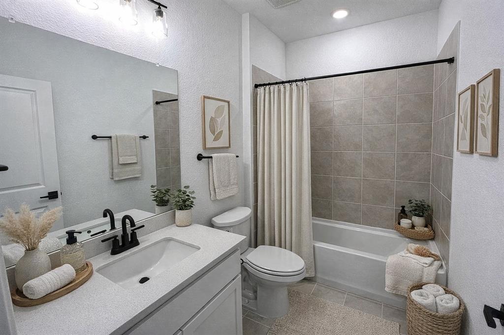 Virtually stage bathroom