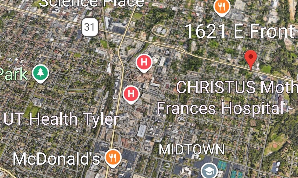 Satellite Map. Identifying the geographical coordinates and surroundings of the property
