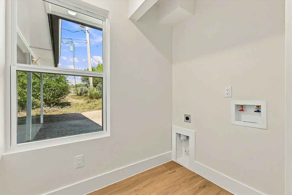 Brand new laundry space