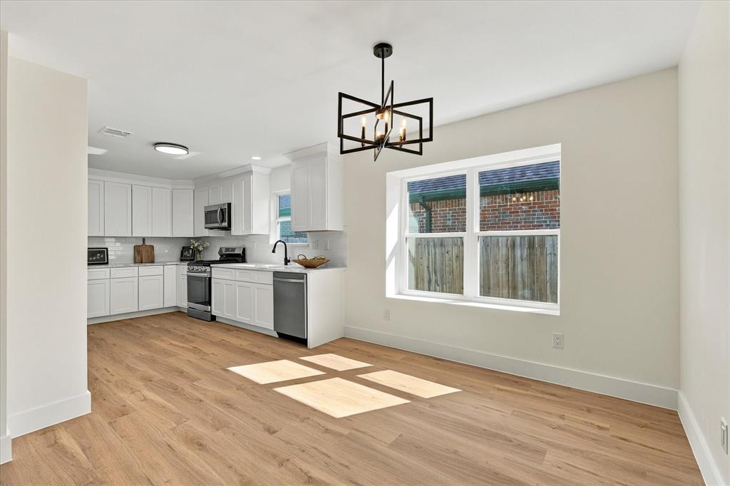 Large dining room.