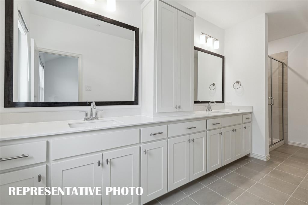 Plenty of space for two in this wonderful owner's bath.  REPRESENTATIVE PHOTO.