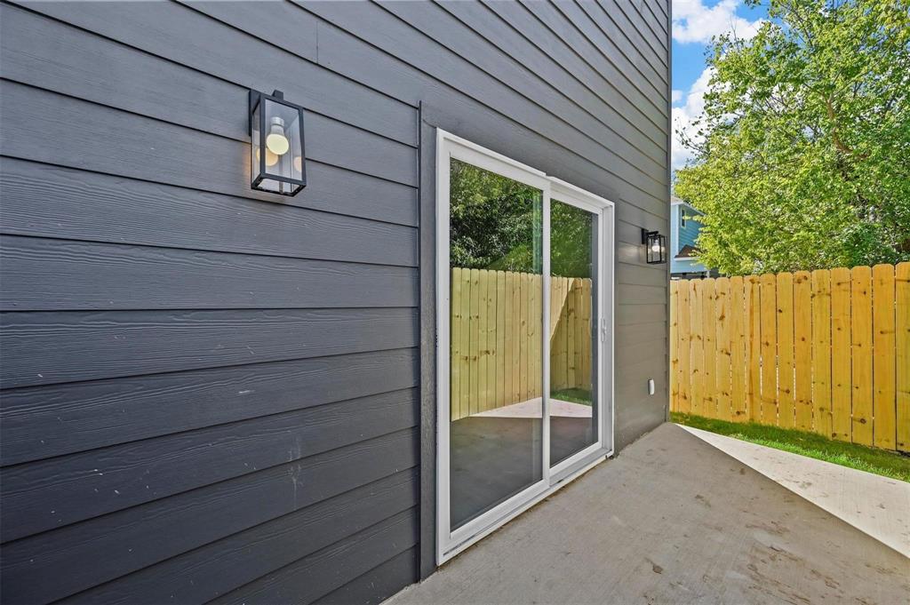 Sliding Door to Yard