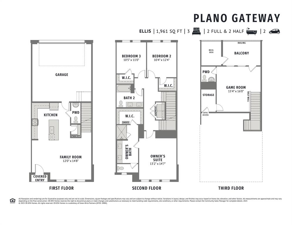 Featuring living-entertaining space on the first and third floors with private bedroom spaces on the 2nd floor, our new Ellis floor plan was designed for the family who loves to entertain! Featuring living-entertaining space on the first and third floors with private bedroom spaces on the 2nd floor, our new Ellis floor plan was designed for the family who loves to entertain!