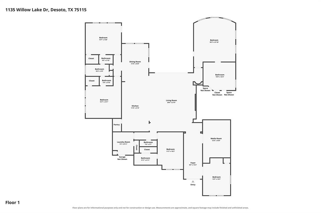 1135 Willow Lake Drive, DeSoto, TX 75115