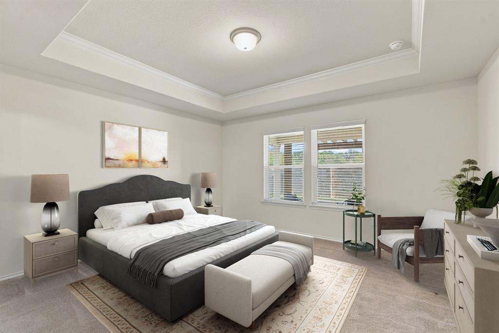 Primary Bedroom - Virtually Staged