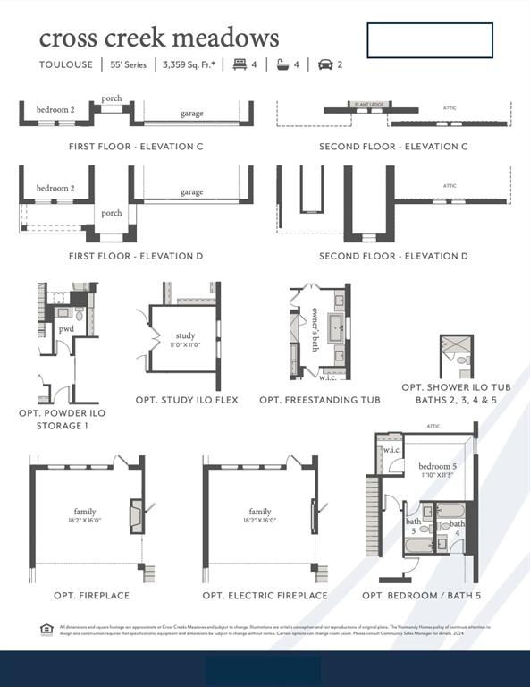 This lovely home features elevation B, electric fireplace, shower ILO tub for bath 2, optional powder bath, study plus so much more! This lovely home features elevation B, electric fireplace, shower ILO tub for bath 2, optional powder bath, study plus so much more!