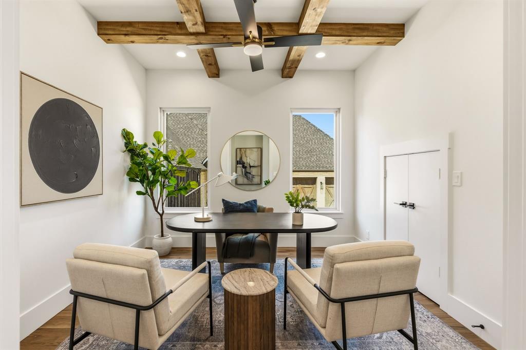 Wood beams, storage