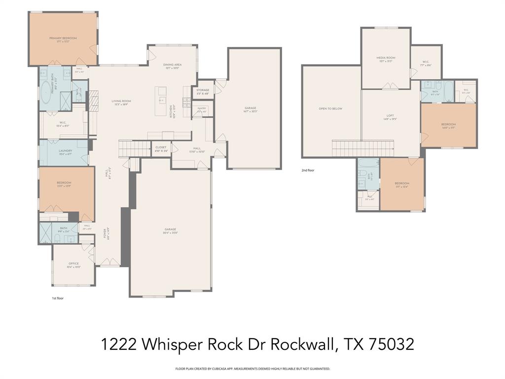 1222 Whisper Rock Drive, Rockwall, TX 75032