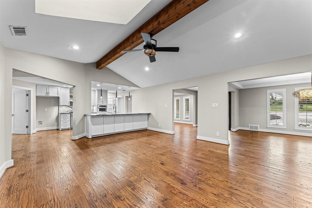 Looking the other direction in the living room you can see the open concept layout