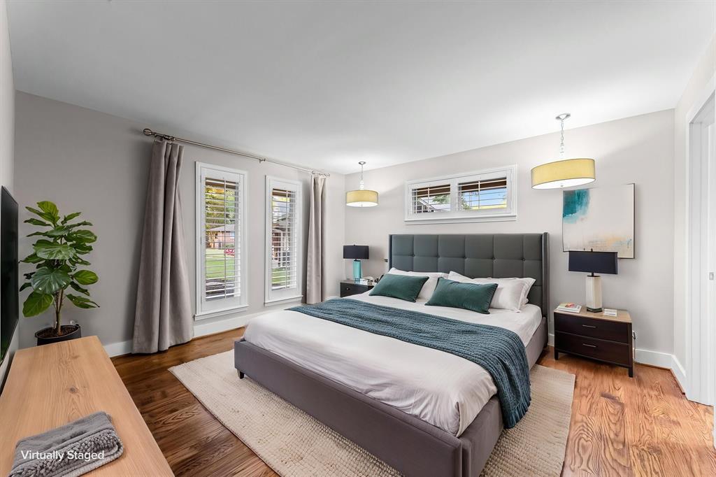 Virtually staged bedroom #3
