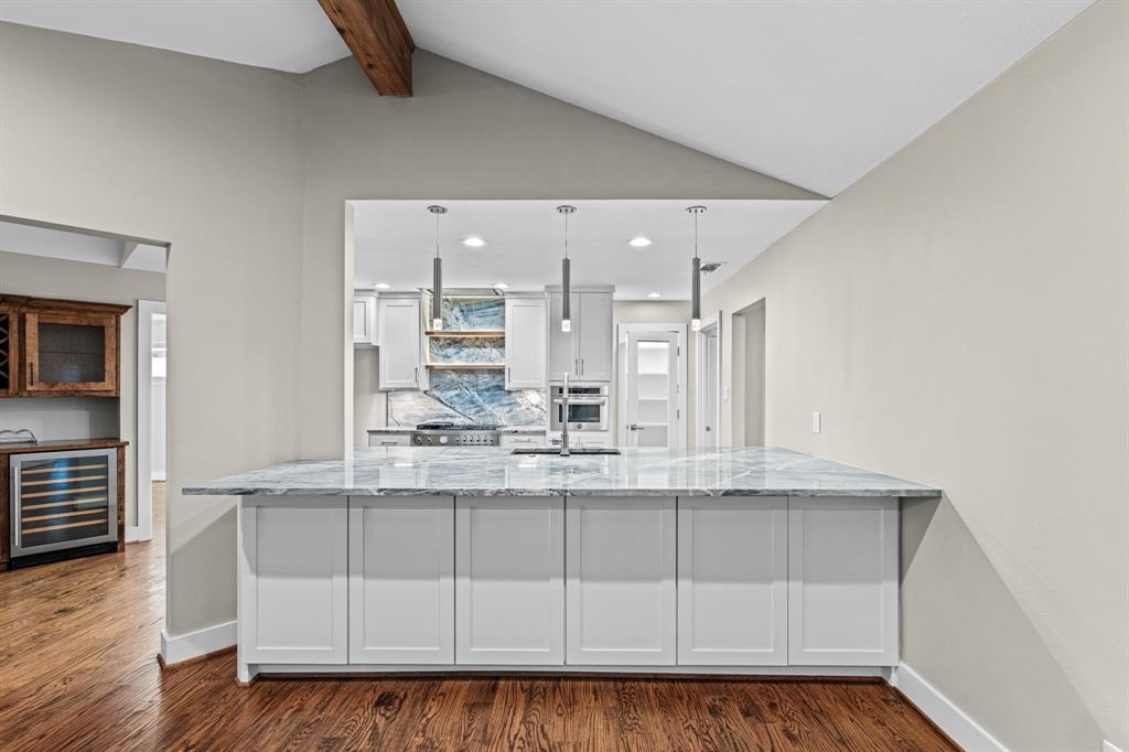 Looking into the kitchen, notice the abundant storage