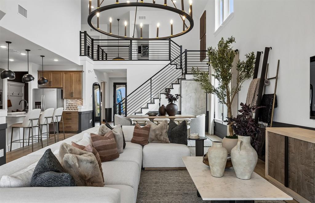 *Model Representation - Gathering room with view of main living areas *Model Representation - Gathering room with view of main living areas