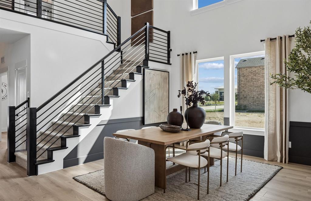 *Model Representation - Dining area off kitchen with large windows *Model Representation - Dining area off kitchen with large windows
