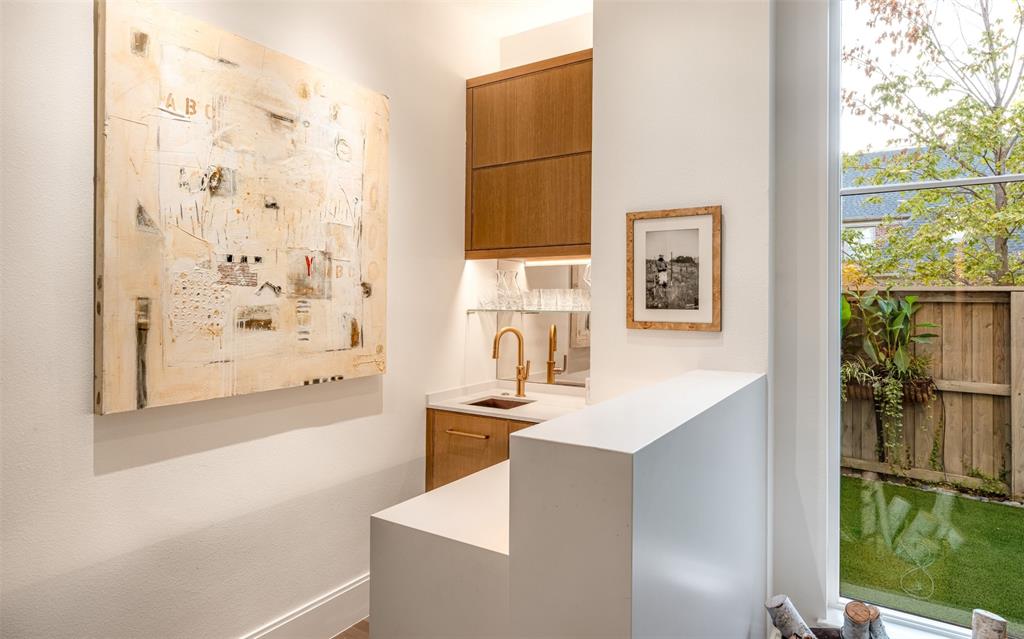 Wet bar with 400 bottle temperature controlled wine cellar Wet bar with 400 bottle temperature controlled wine cellar
