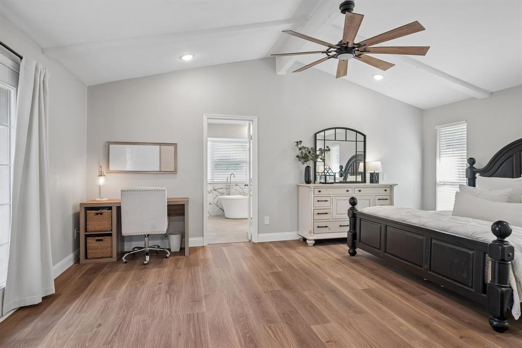 Retreat to the primary bedroom with a TX-sized luxury ensuite bath.