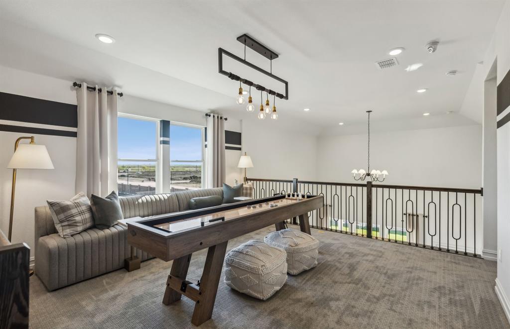 *Model Representation - Spacious game room on second level