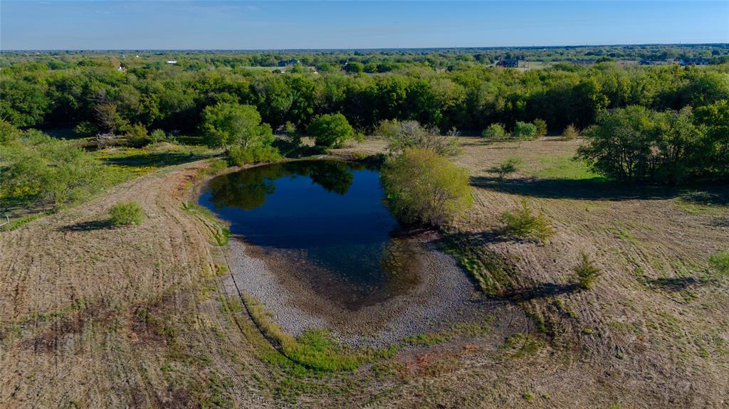 Expansive acreage featuring a private pond, mature trees, and open terrain