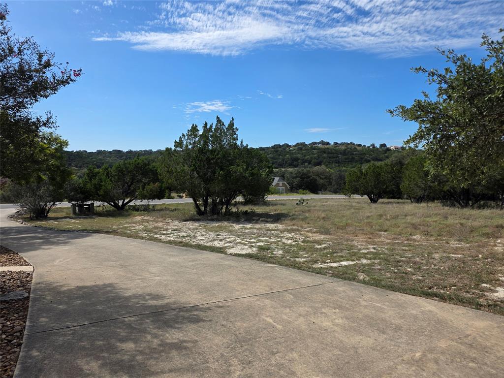 View of the lot from neighbor's driveway