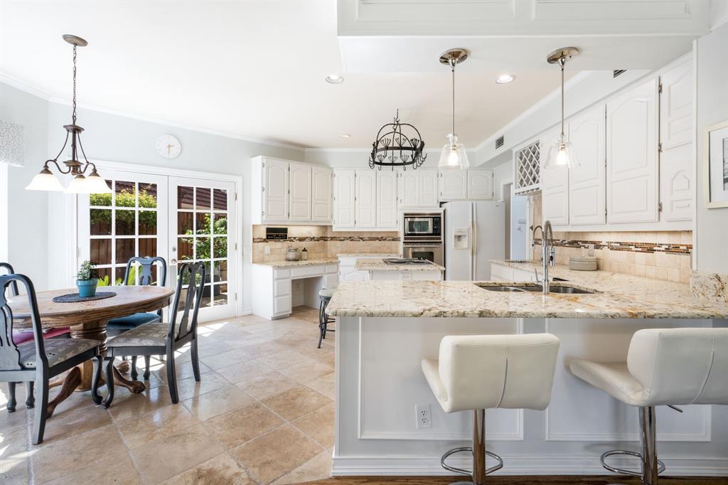 kitchen and dining