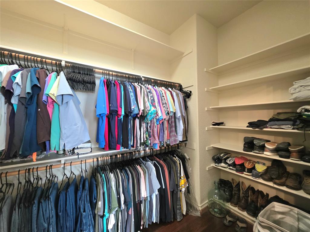 The other side of the master closet