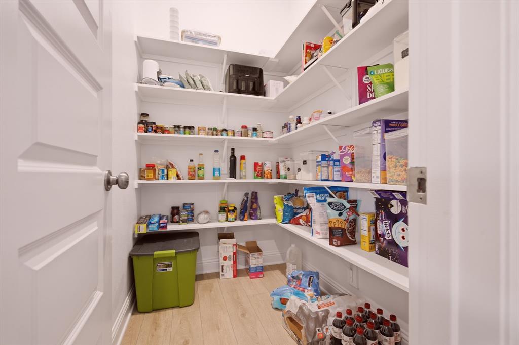 Large walk-in pantry