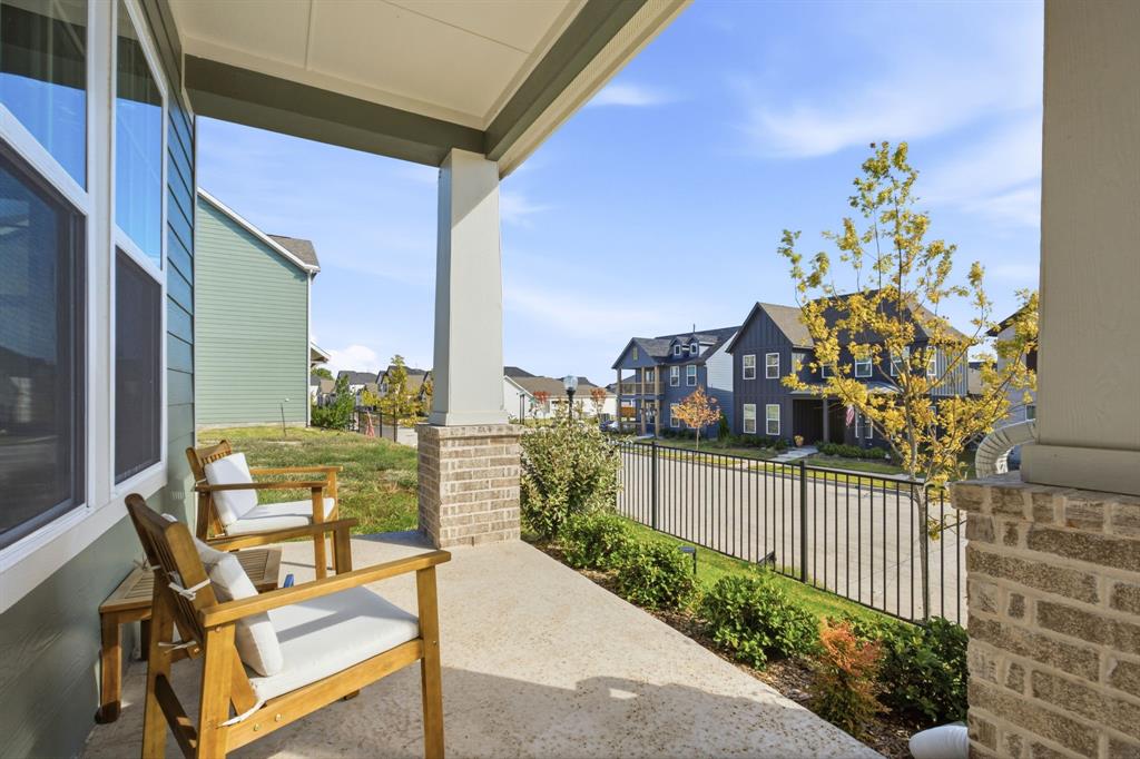 Covered front porch