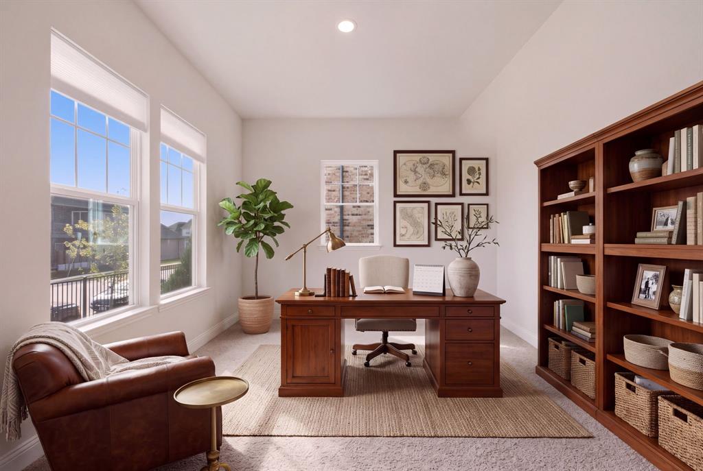 1st floor office, virtual staged