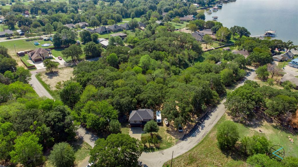 Channel is behind trees. Cedar Creek Lake top right corner of photo Channel is behind trees. Cedar Creek Lake top right corner of photo
