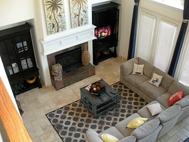 SECOND FLOOR VIEW OF GRAND LIVING ROOM!
