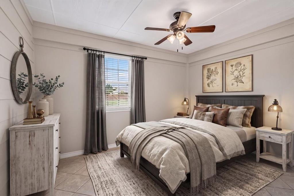 Addition Bedroom virtually staged to show potential