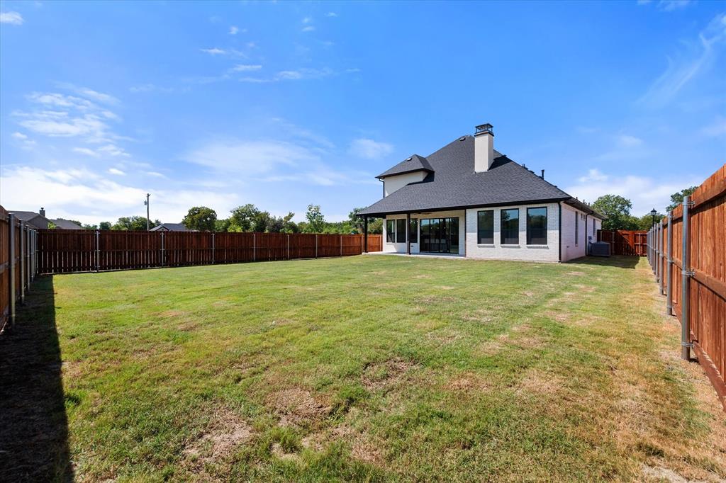 Expansive backyard