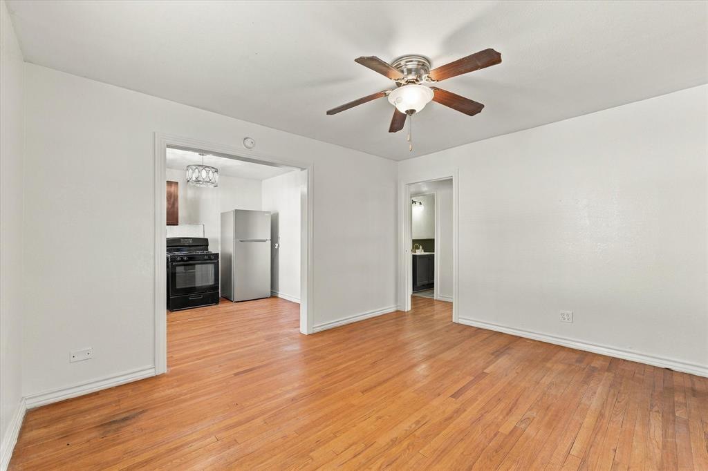 Unit A living room