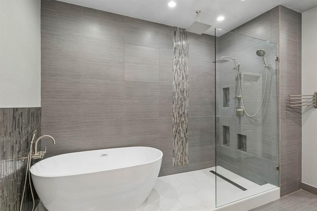 Newly remodeled primary bathroom