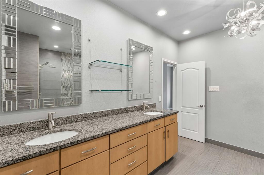 Newly remodeled primary bathroom