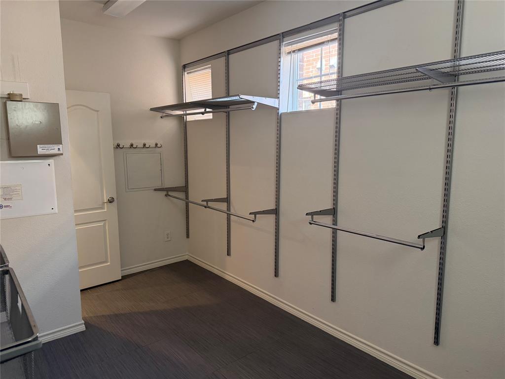 Large primary walk in closet