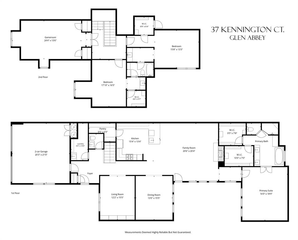 Floor plan of 37 Kennington Ct.