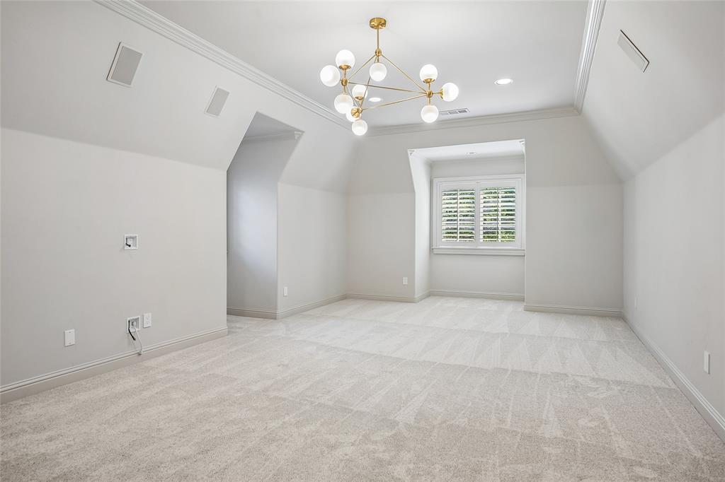 Upstairs living area or game room