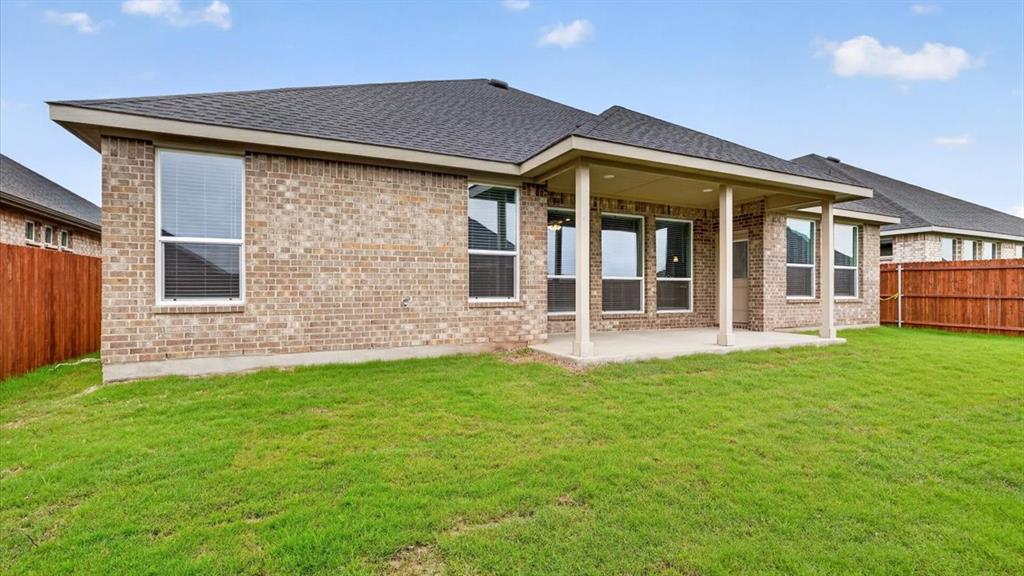 Backyard- All Home and community information, including pricing, included features, terms, availability and amenities, are subject to change at any time without notice or obligation. All Drawings, pictures, photographs, video, square footages, floor plans, elevations, features, colors and sizes are approximate for illustration purposes only and will vary from the homes as built.