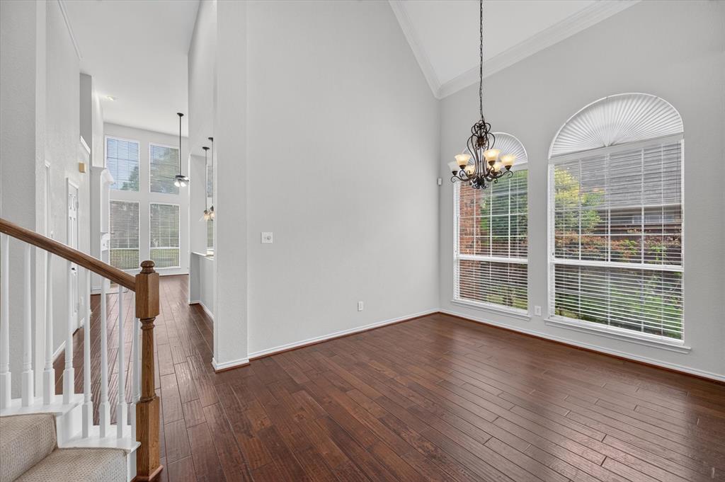 Formal dining area
