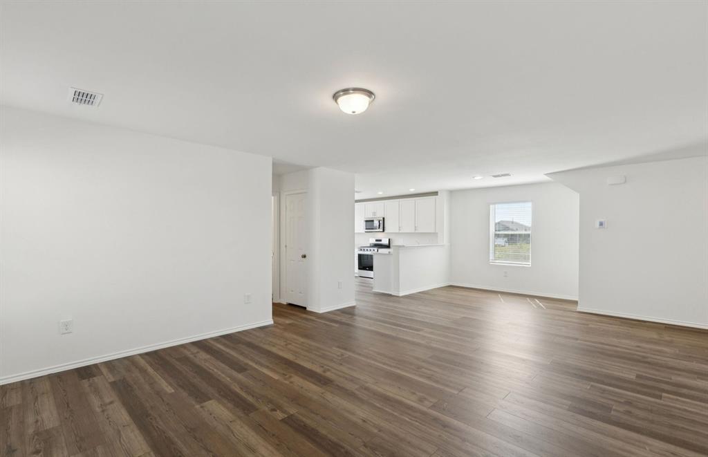 *Floorplan representation, not actual home - Gathering room with view of main living areas