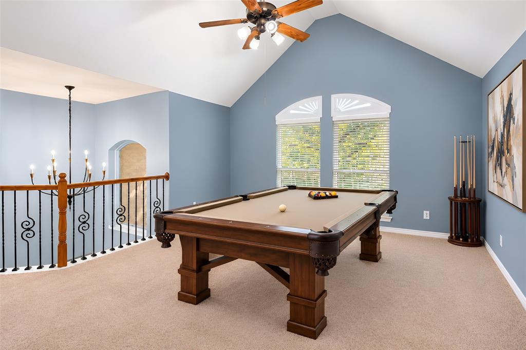 Upstairs Gameroom Virtually Staged