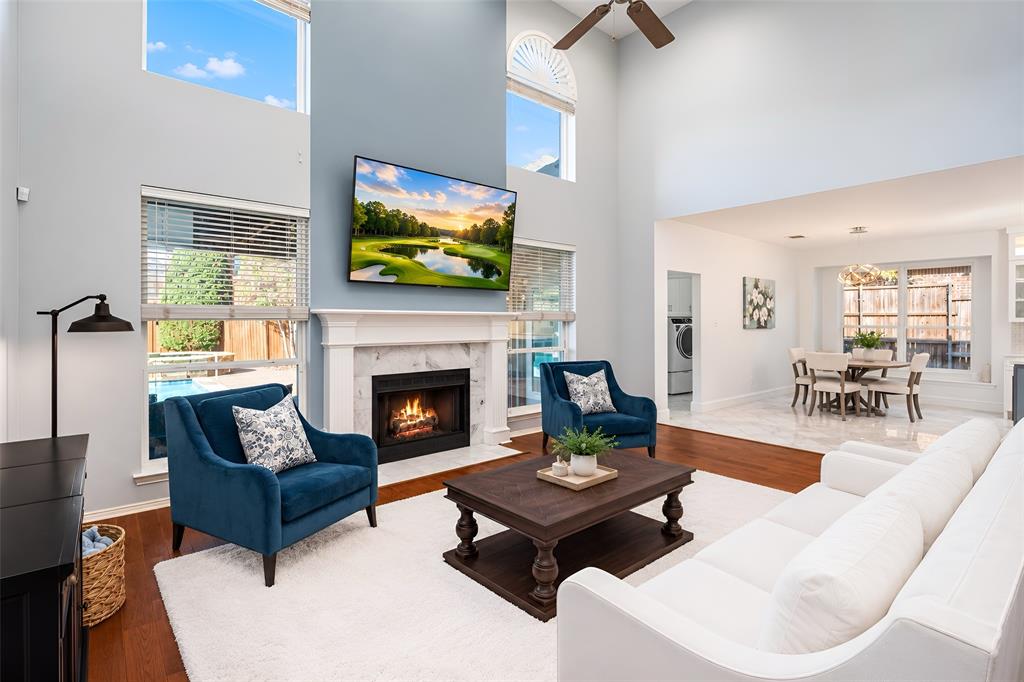 Family Room Virtually Staged