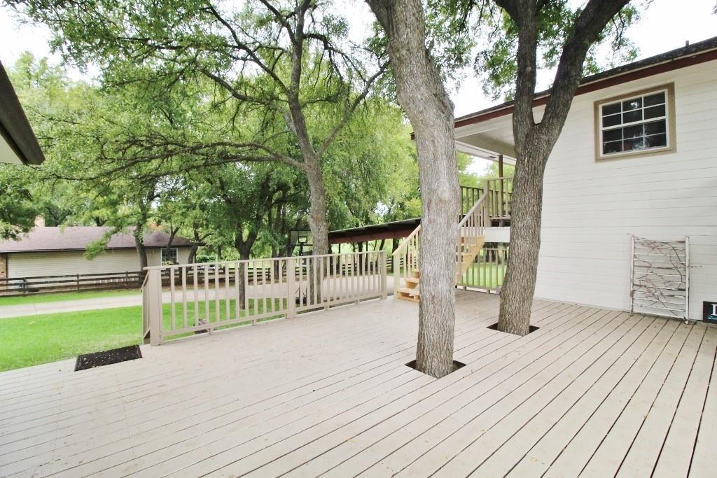 Shared back deck