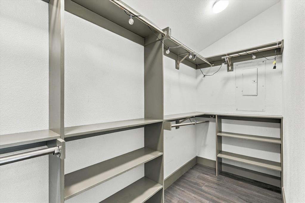 Primary closet