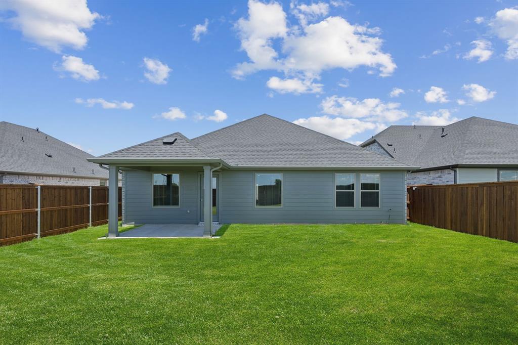 Patio in the Harper home plan – REPRESENTATIVE PHOTO