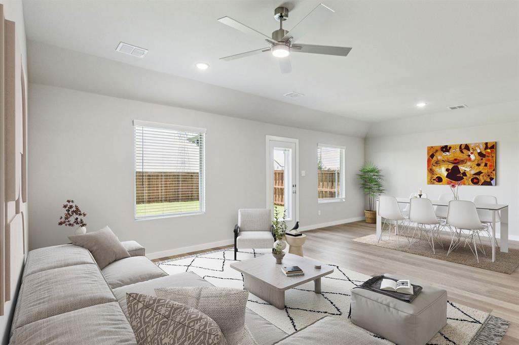 Living Room in the Harper home plan – REPRESENTATIVE PHOTO