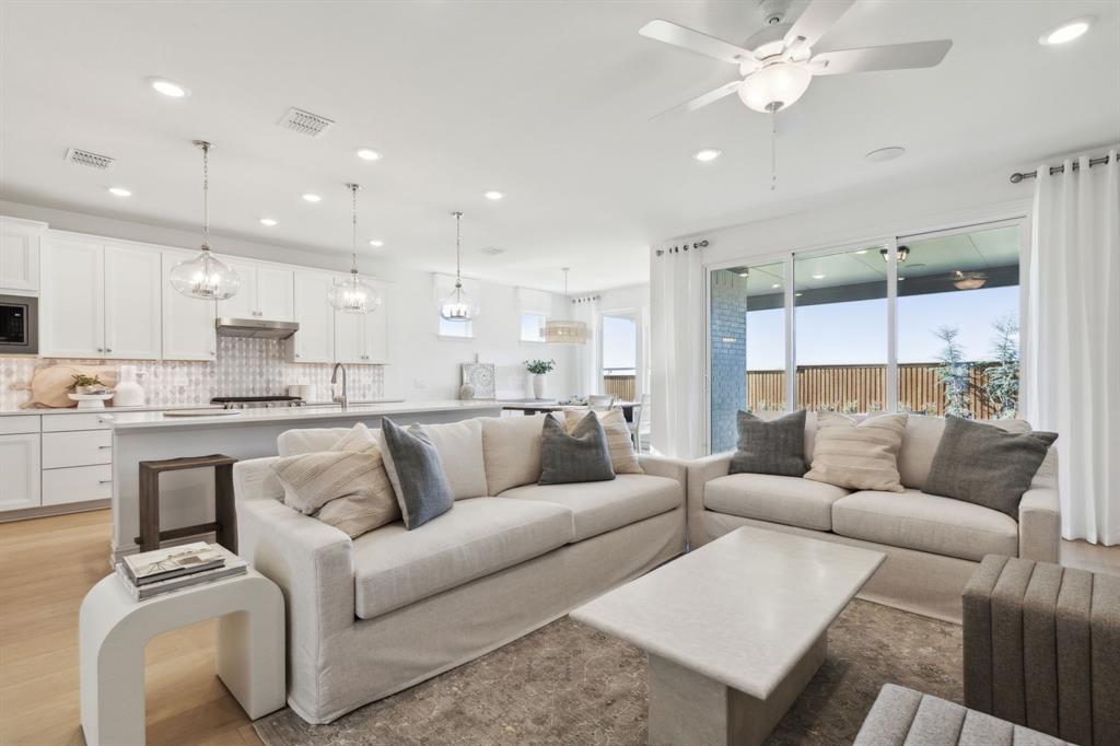 *Model Representation - Gathering room with view of main living areas *Model Representation - Gathering room with view of main living areas