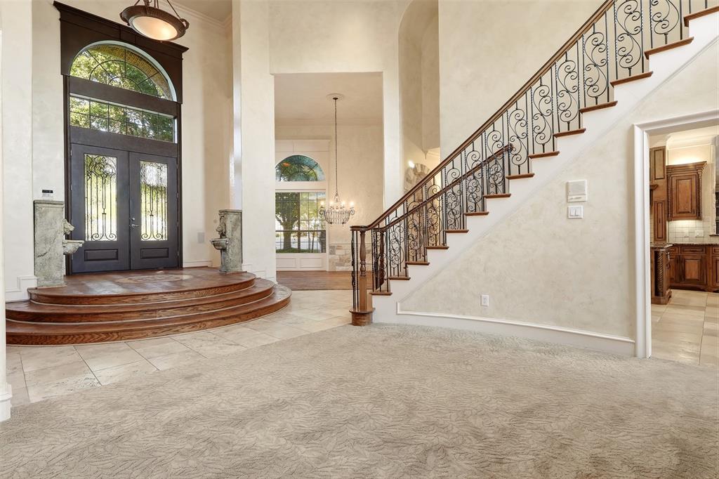 Elegant winding staircase