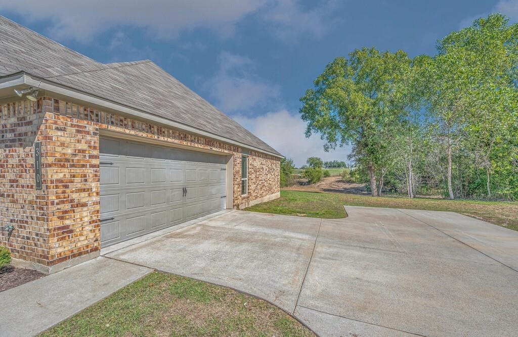 2 car attached garage