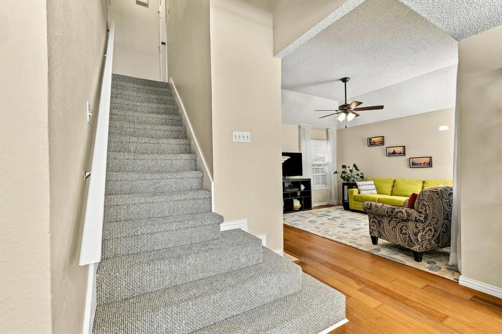 Staircase to second floor.